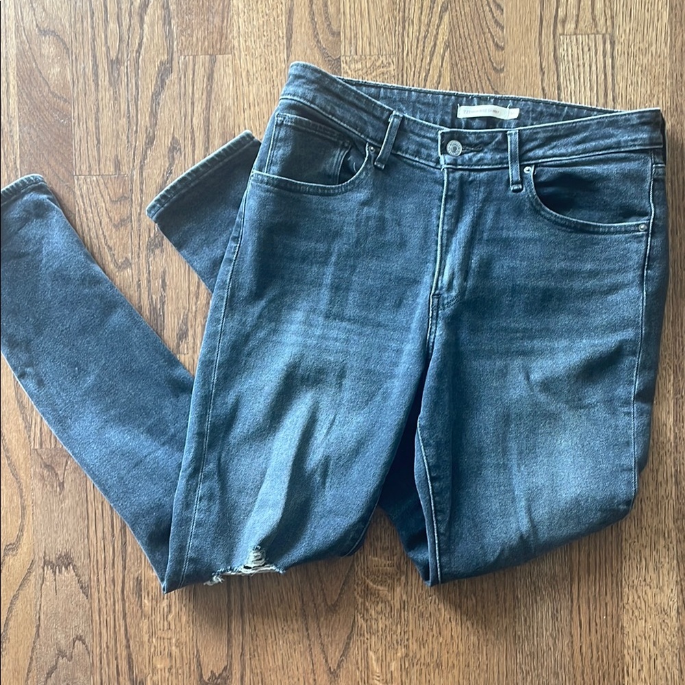 Levi’s black washed jeans